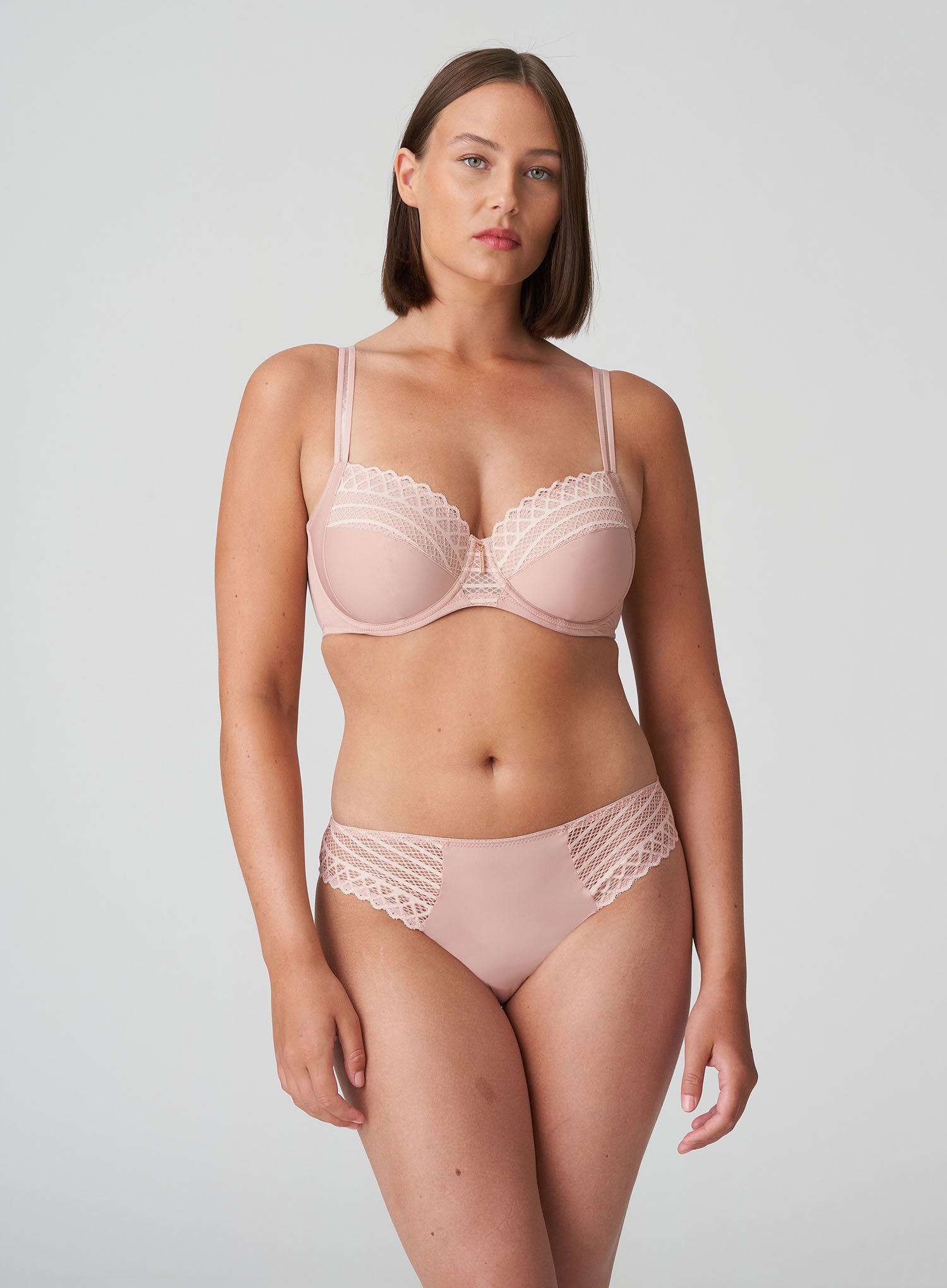 PrimaDonna Twist: East End Rio Brief Powder Rose