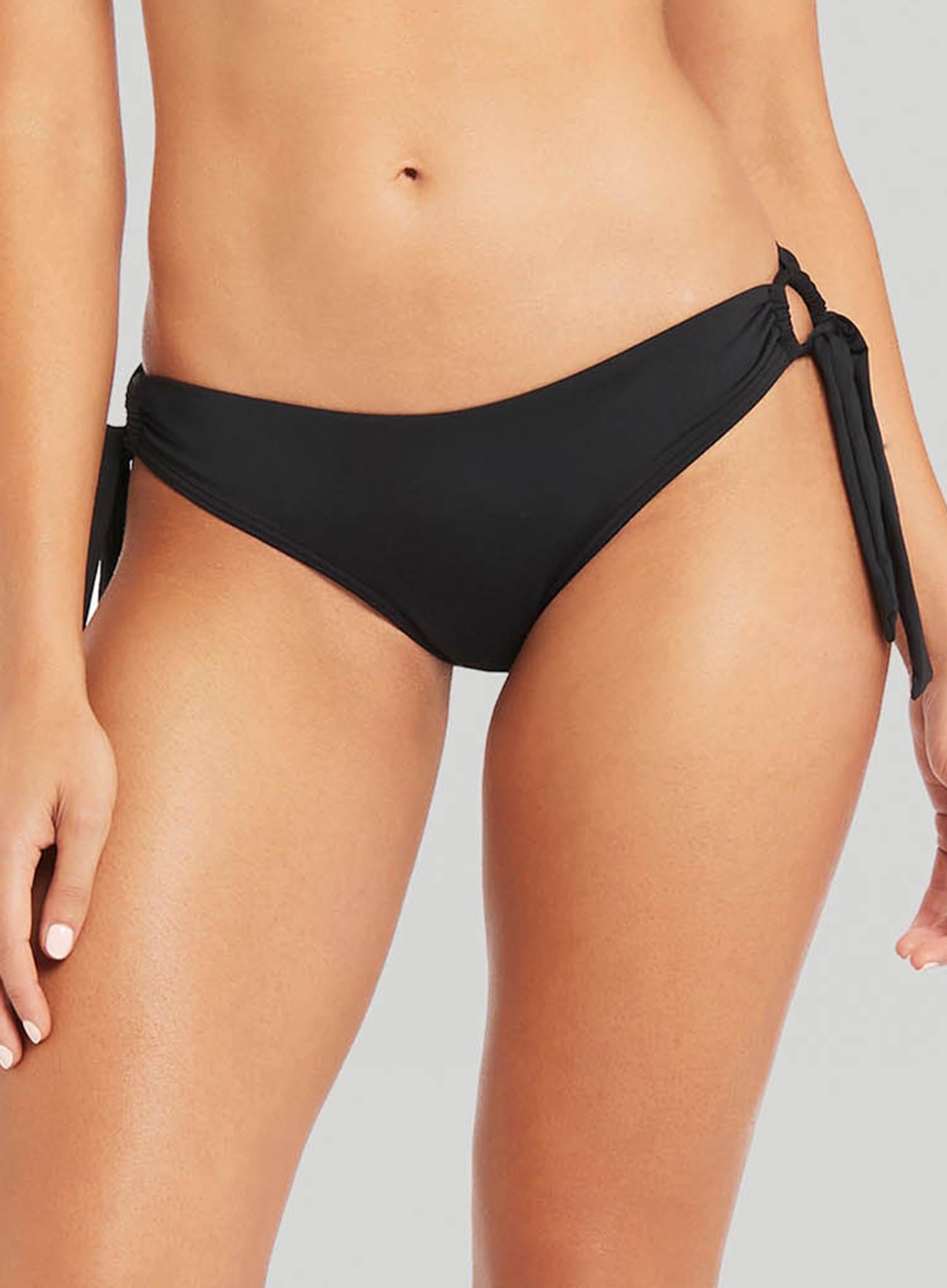 Sea Level Eco Essentials F/G-Cup Cross Front Bikini – Black (Style