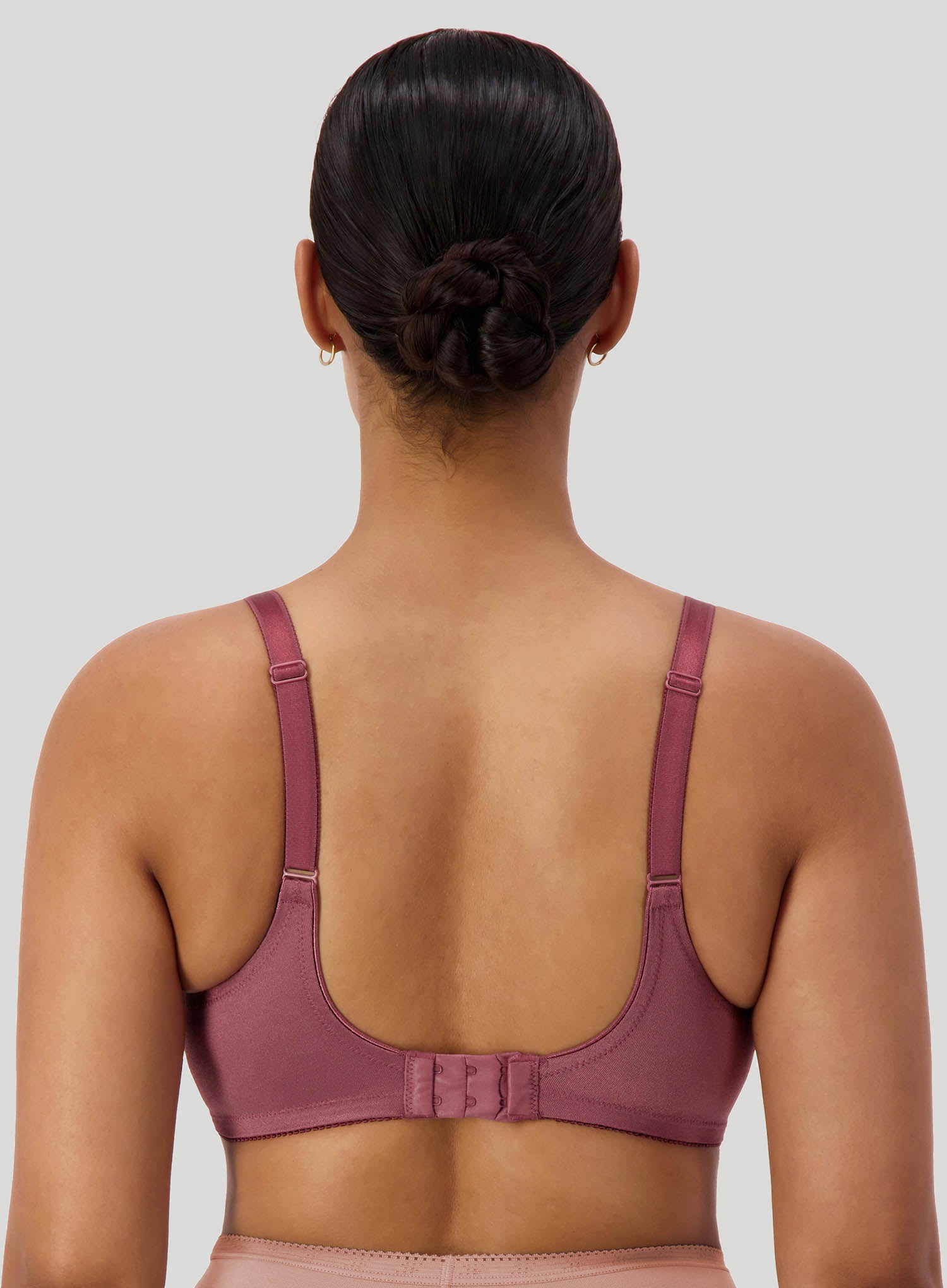 Triumph: Embroidered Minimiser Underwired Bra Smokey Russet