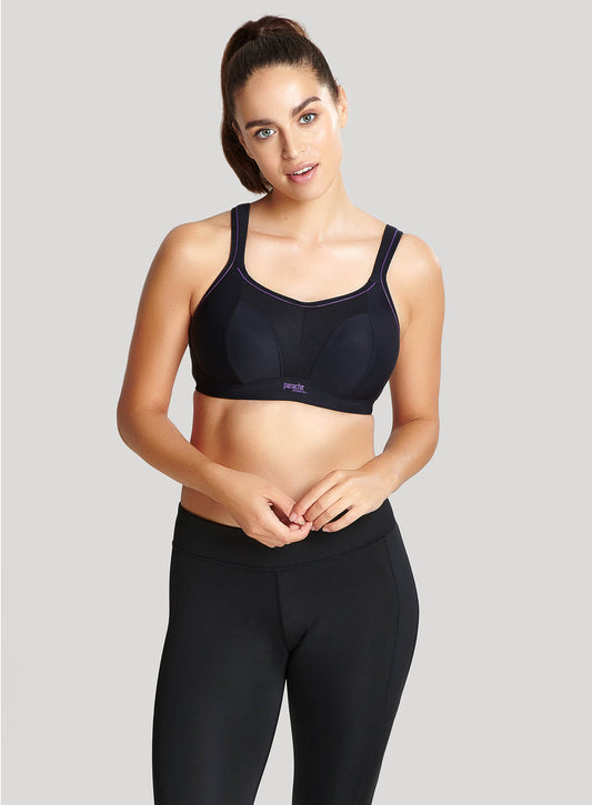 Panache Sculptresse Non Padded Sports Bra, Black at John Lewis & Partners