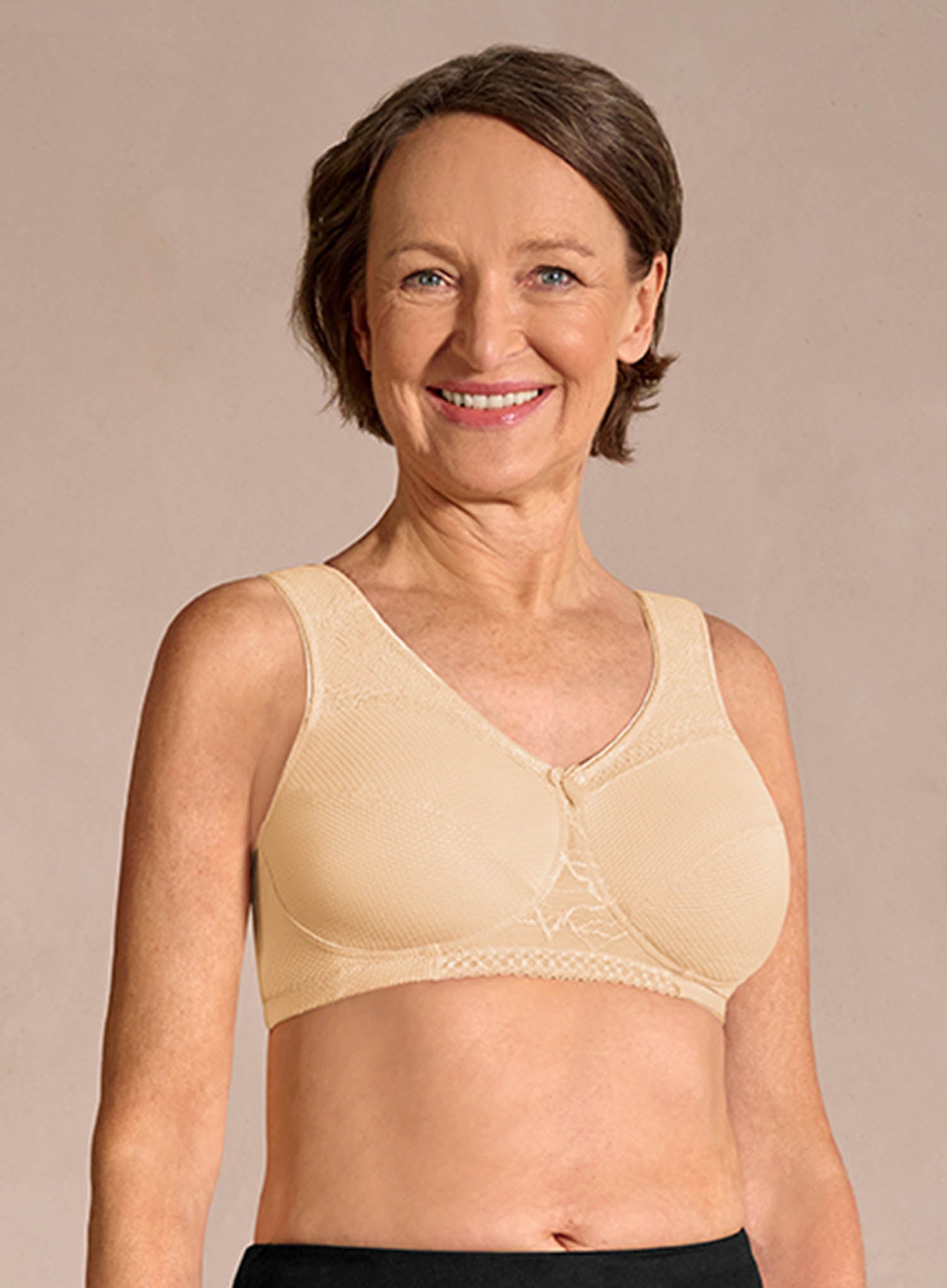 Amoena: Leslie Soft Cup Mastectomy Bra Sand