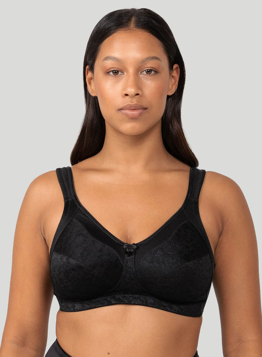 Triumph Poesie Firm Support Wire-Free Bra - Fresh Powder : :  Clothing, Shoes & Accessories