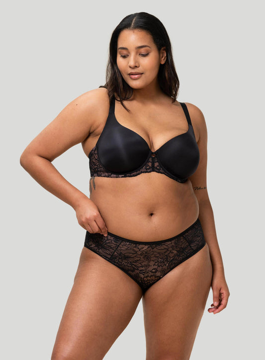 Triumph Amourette Charm P Bra, Black at John Lewis & Partners