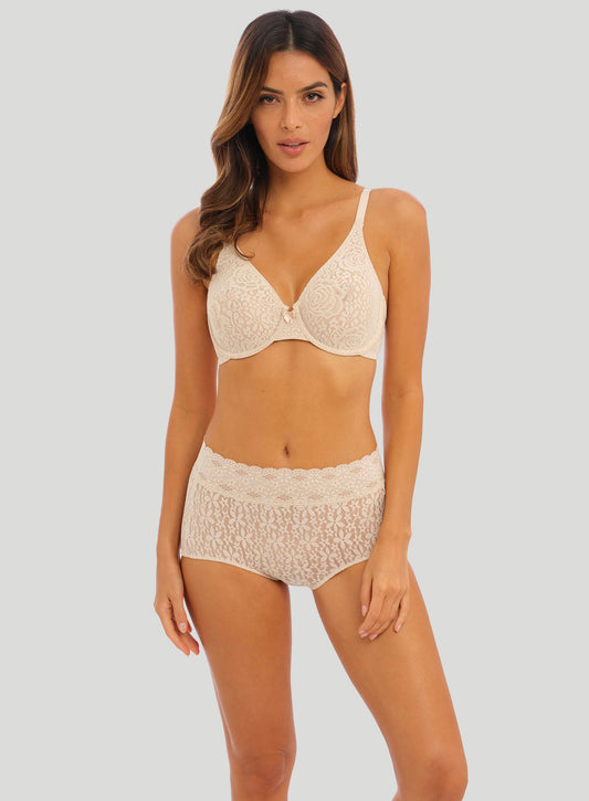 Wacoal Halo Lace Bikini Brief - Ivory