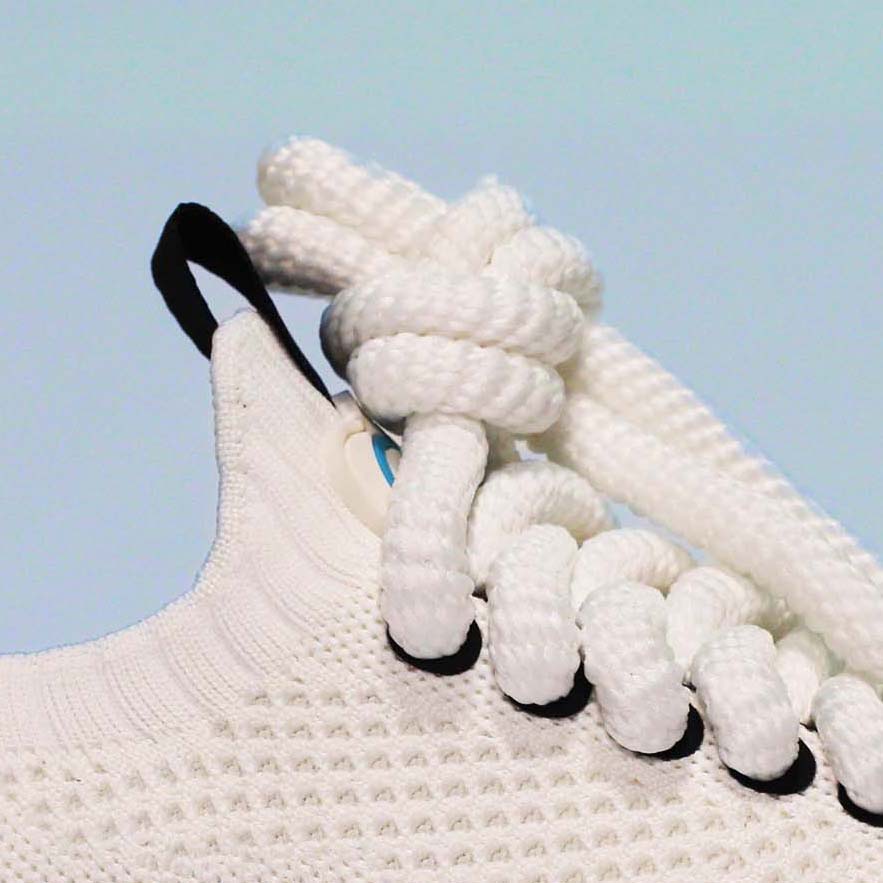 Zoomed in image of the Suzzzy Shoes laces