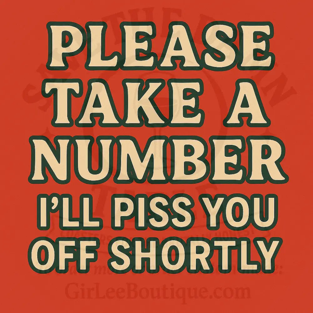 Please Take a Number