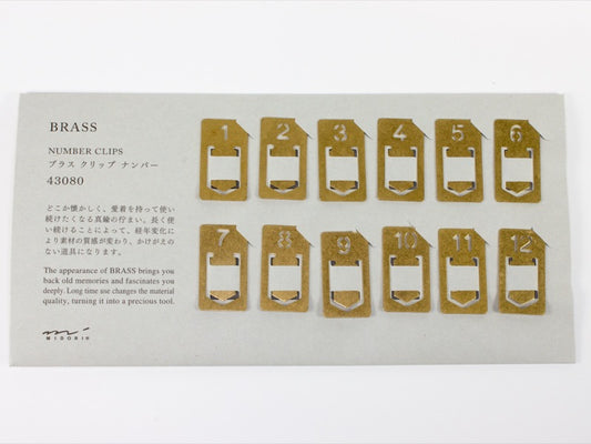 Traveler's Company Brass Template Bookmark — The Gentleman Stationer