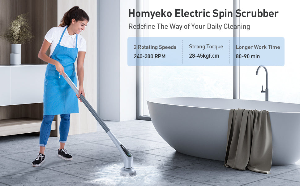 AES016 Electric Spin Scrubber – Homyeko