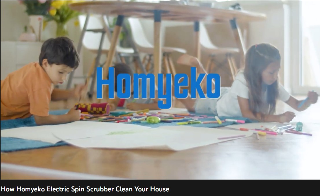 Short-Handle Electric Spin Scrubber – Homyeko