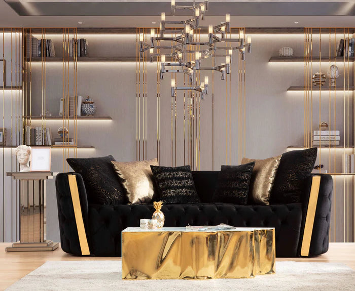 Black Sofa & loveseat