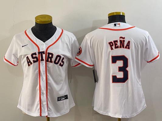 Women's Jeremy Pena Houston Astros Authentic Navy 2022 City Connect Jersey