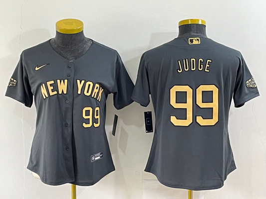 New York Yankees Aaron Judge 27 Championships Patch Jersey - All Stitc -  Vgear