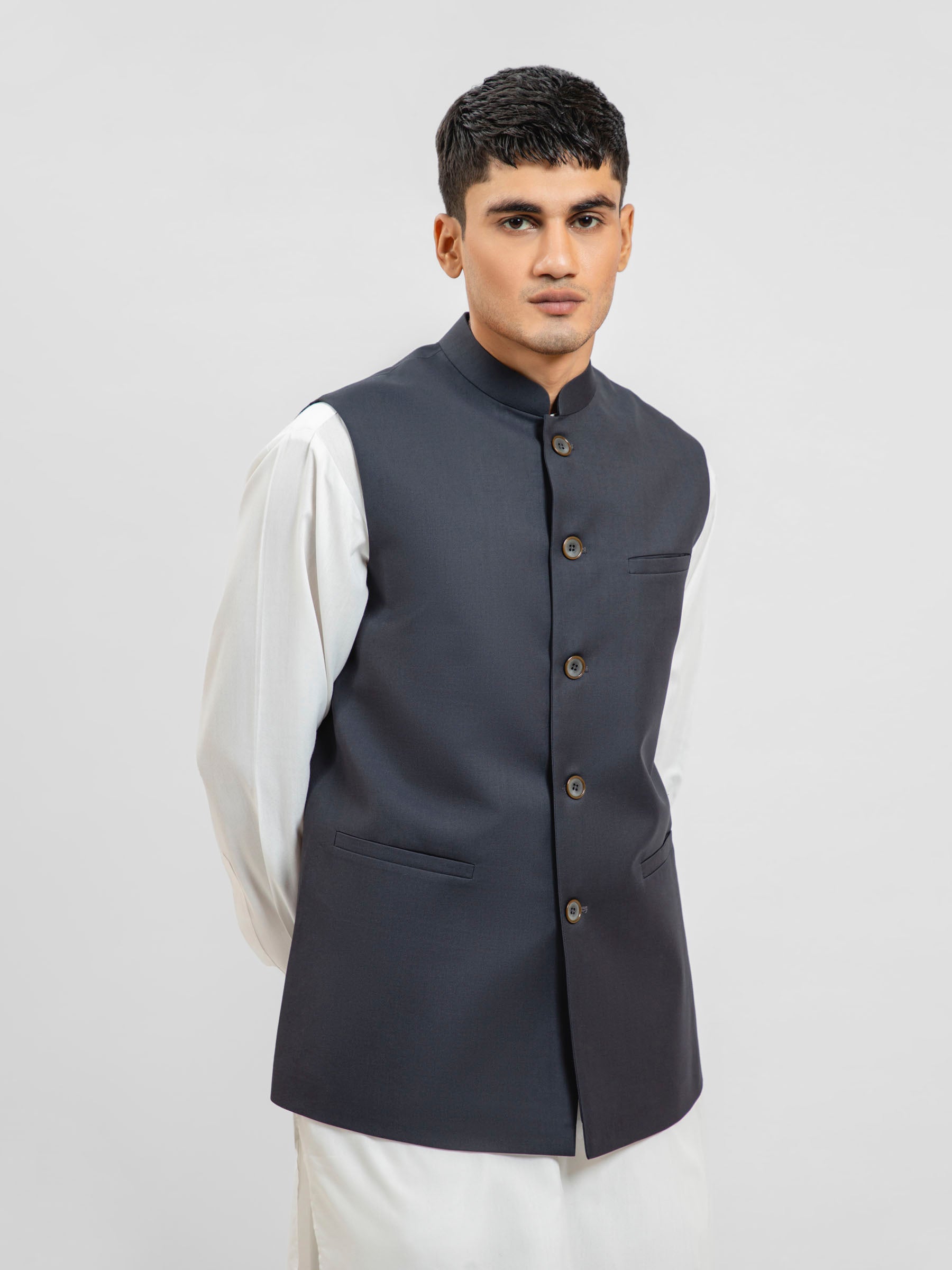 Charcoal Grey Formal Waistcoat