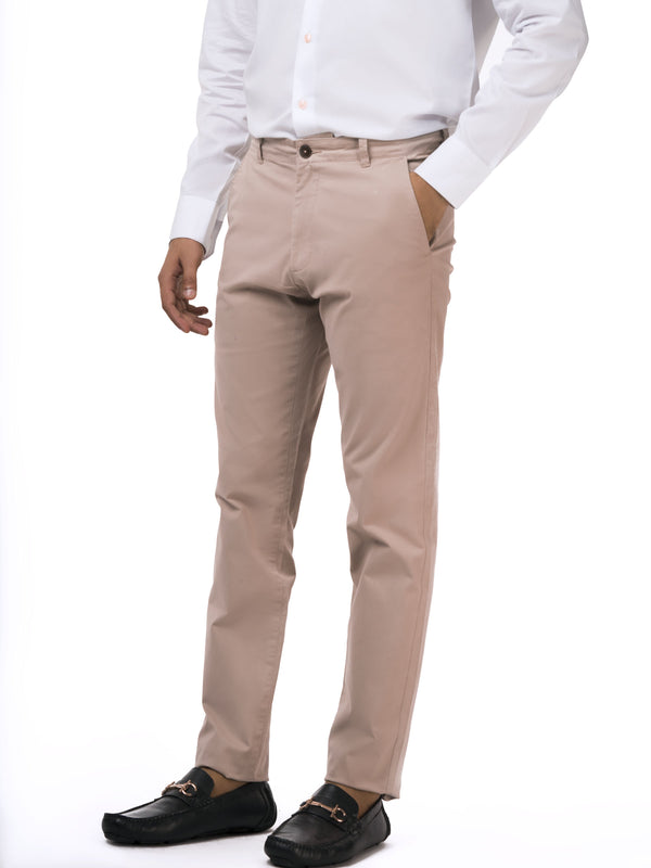 Blue Herringbone Structured Dress Pant – Brumano