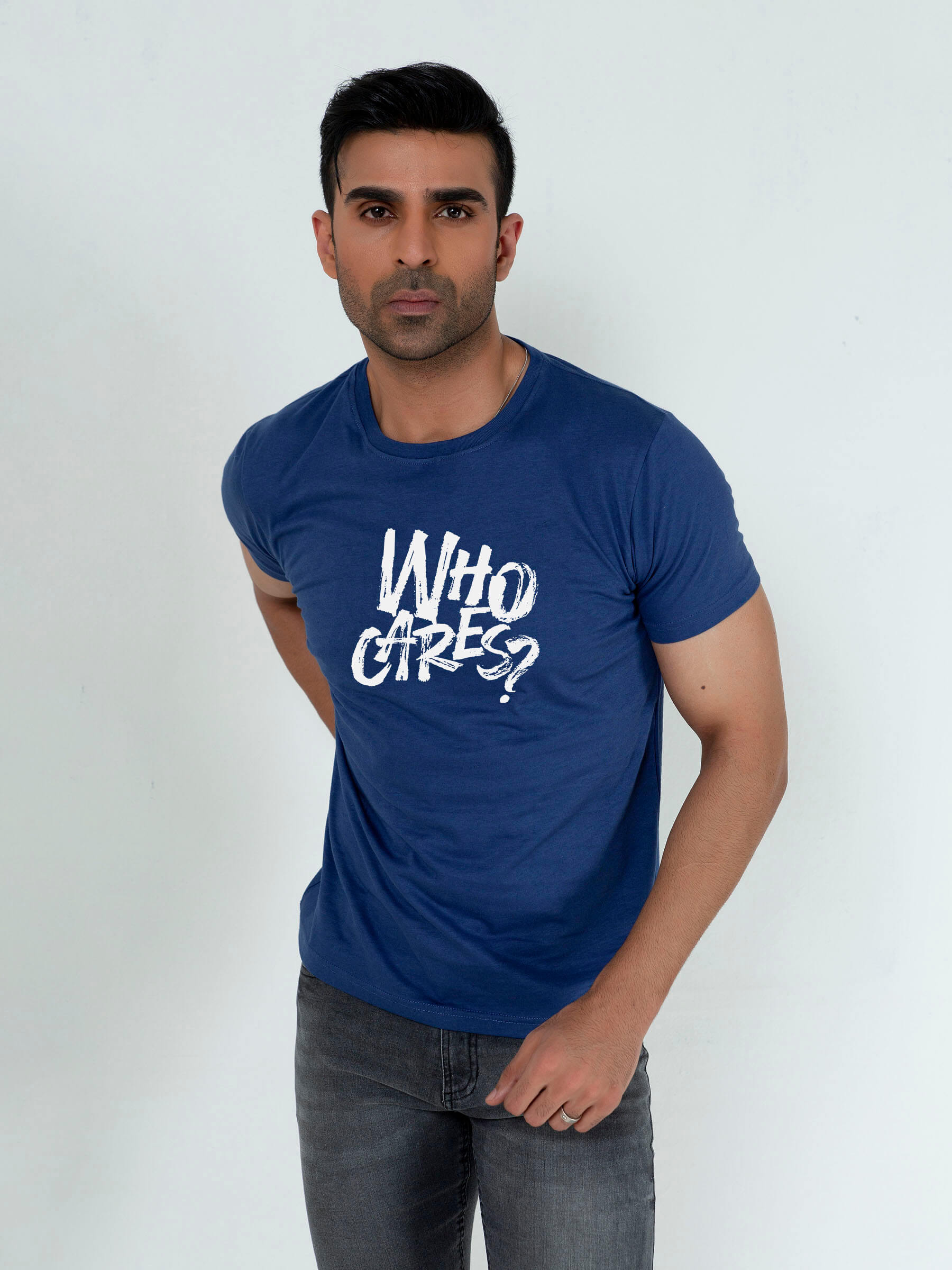 Blue Graphic Printed T-Shirt