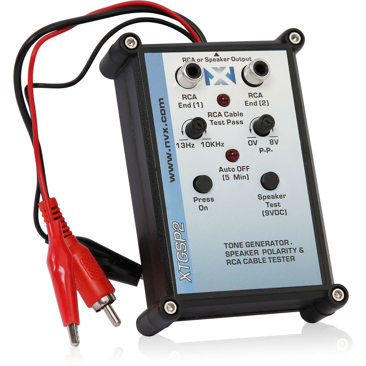 Tone Generator Speaker Polarity Tester — NVX