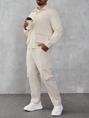 Hanno – Herren Set Mit Jacke Und Hose Einfarbig 3