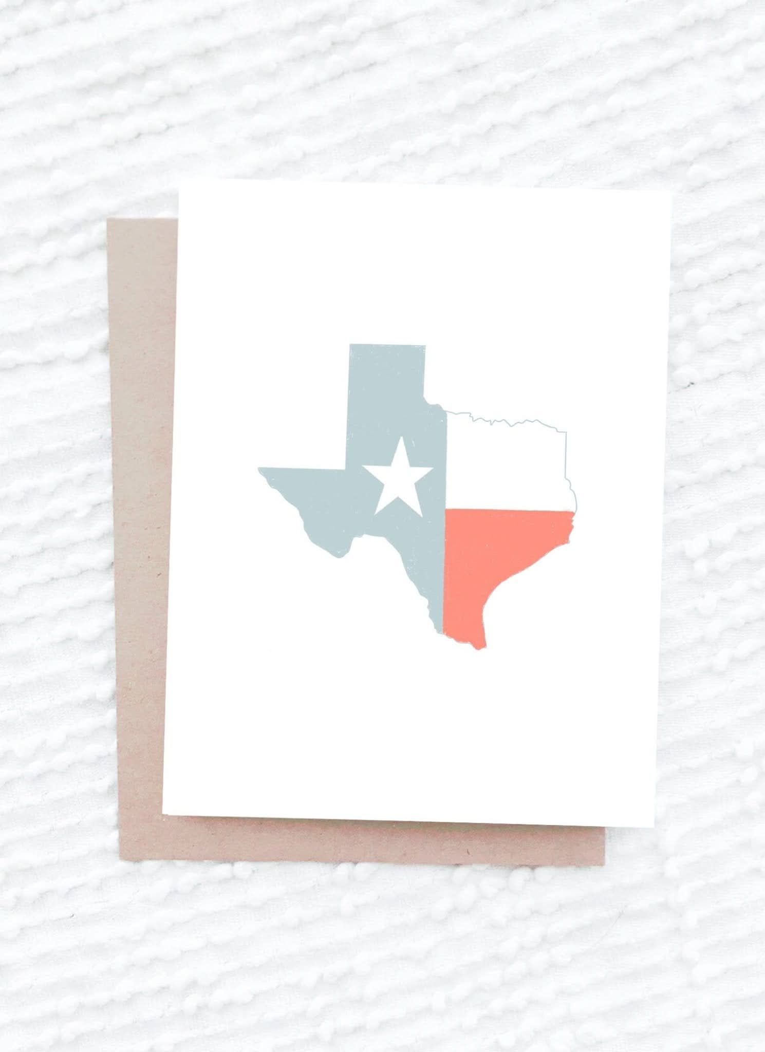 Texas Flag Card