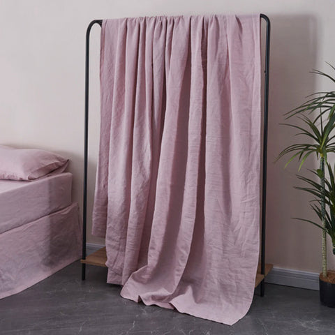 Violet Linen Flat Sheet