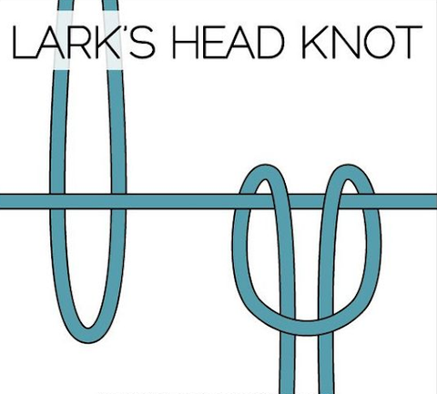 How to create a Lark’s head knot?