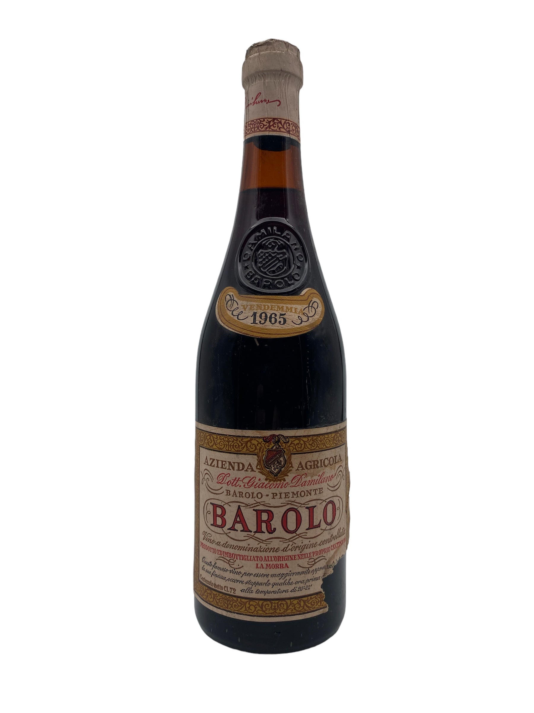 Se Barolo 1965 Damilano hos Bottleswithhistory.dk