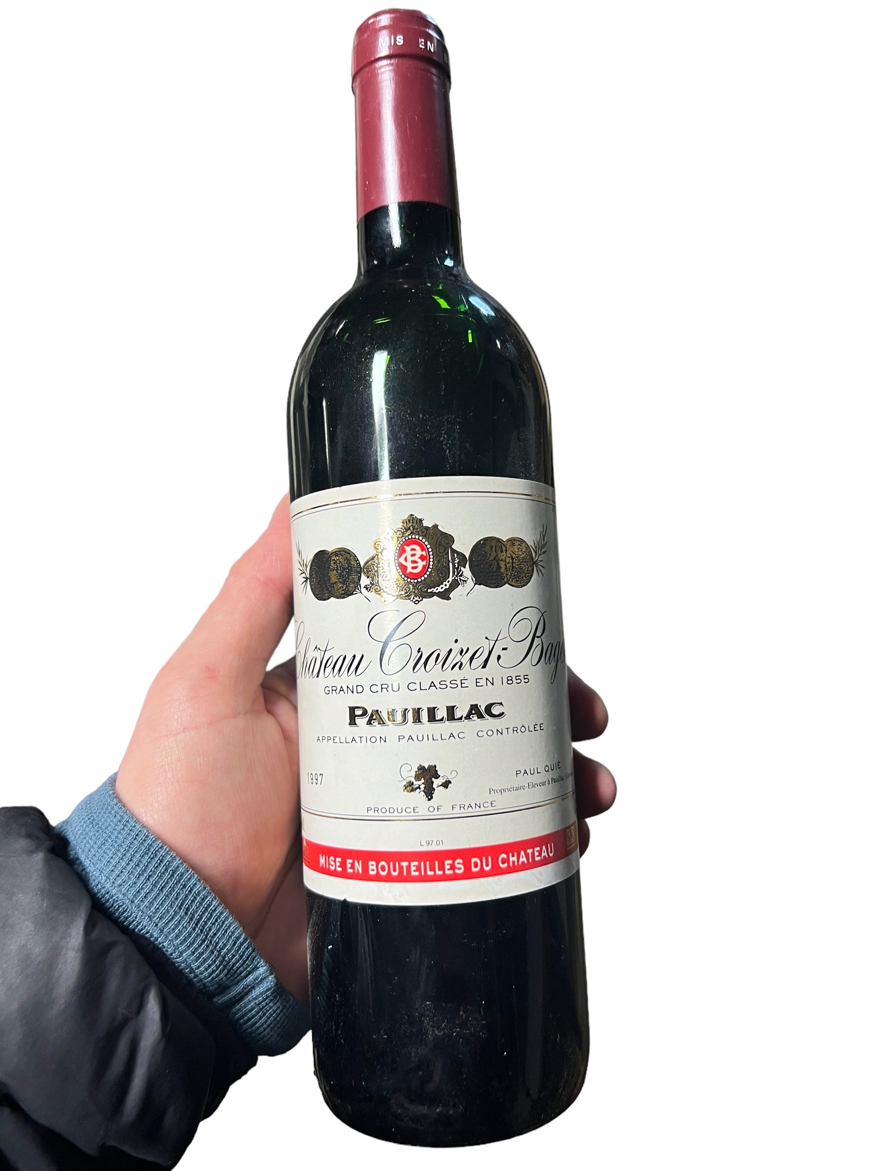 Se Bordeaux 1997 Chateau Croizet Bages Pauillac Gran Cru Classé hos Bottleswithhistory.dk