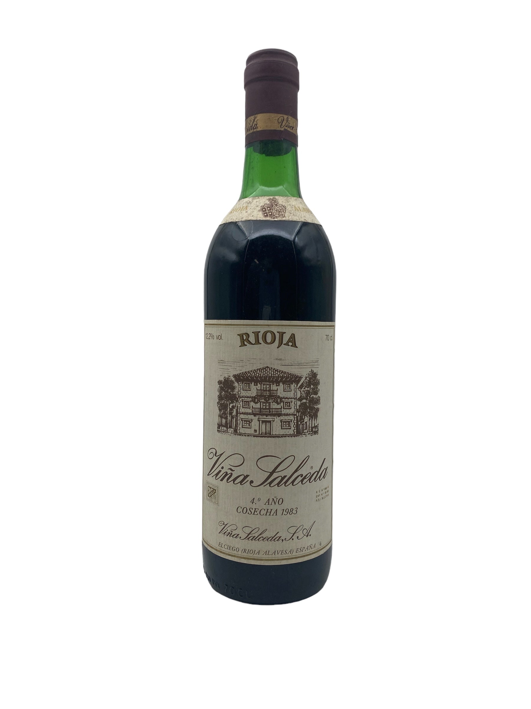 Se Rioja Viña Salceda 1983 hos Bottleswithhistory.dk