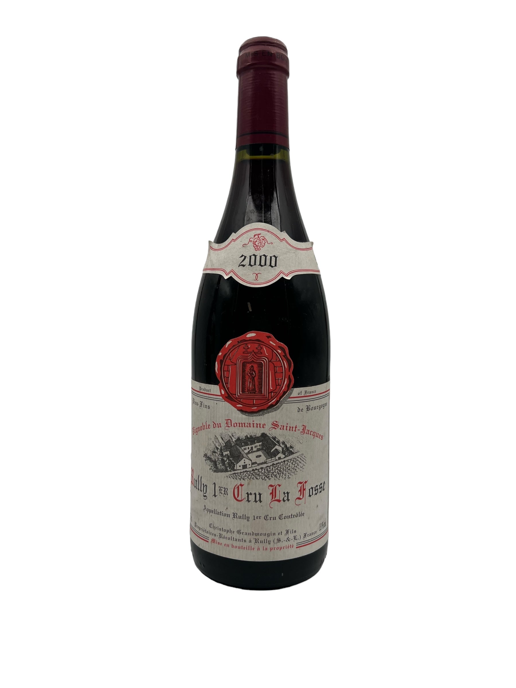 Se Bourgogne 2000 Rully 1 er cru hos Bottleswithhistory.dk