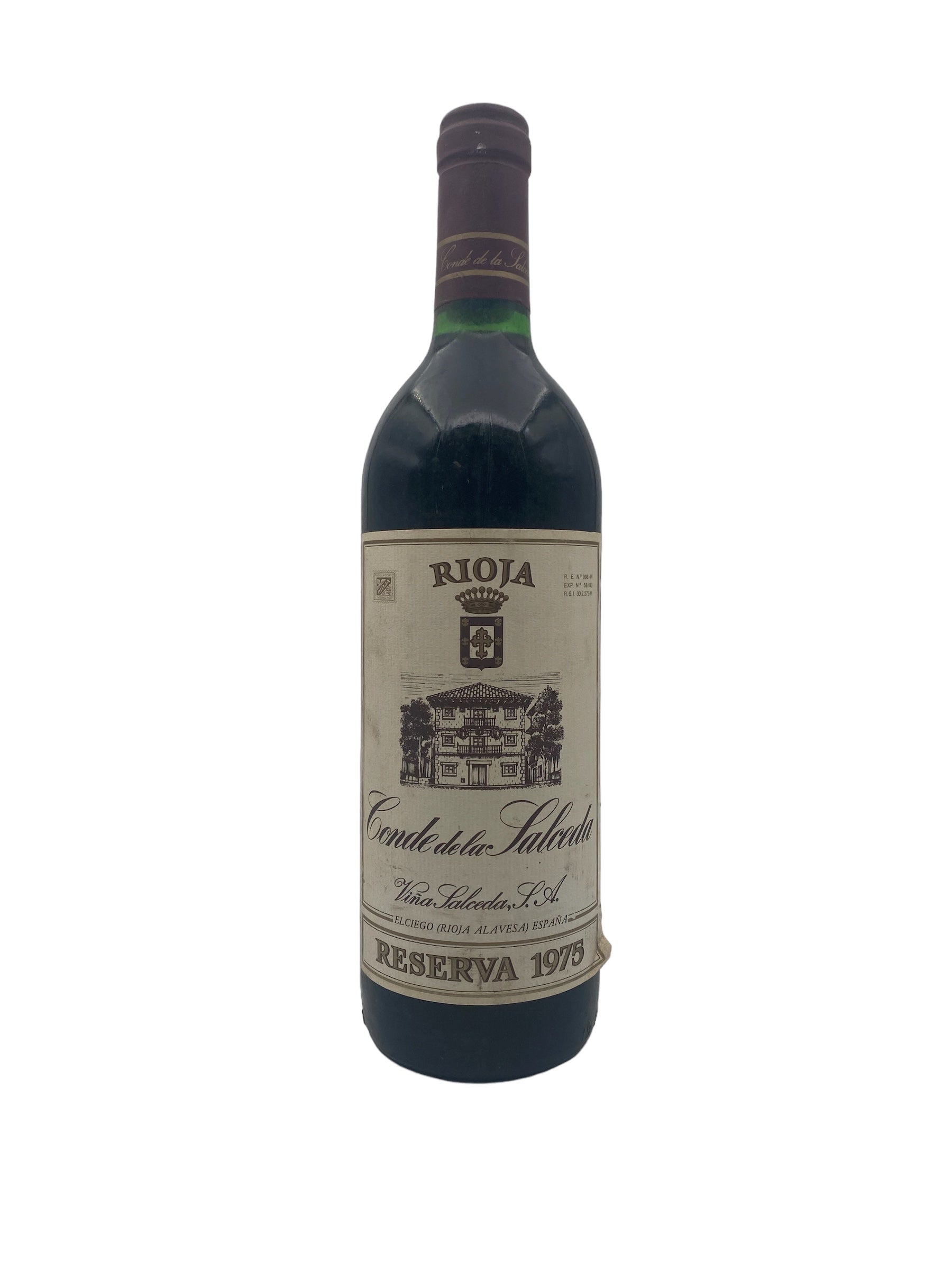 Se Rioja Conde de la Salceda 1975 hos Bottleswithhistory.dk