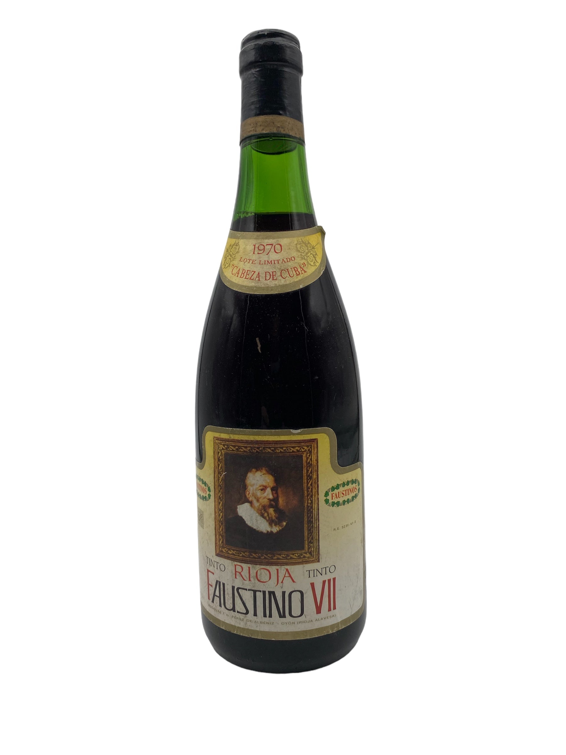 Se Rioja Faustino VII 1970 hos Bottleswithhistory.dk