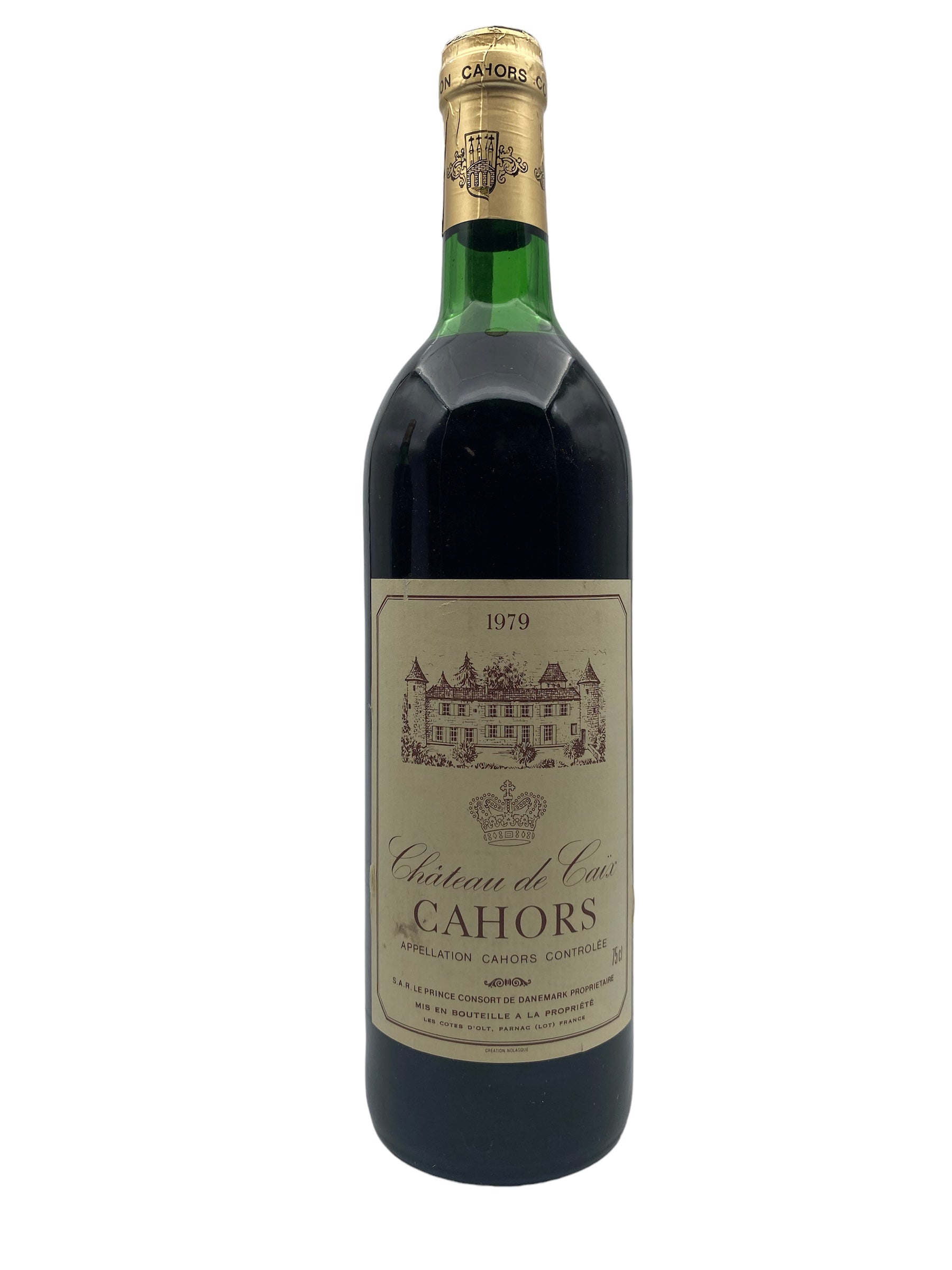 Se Bordeaux 1979 Chateau de Caix Cahor hos Bottleswithhistory.dk