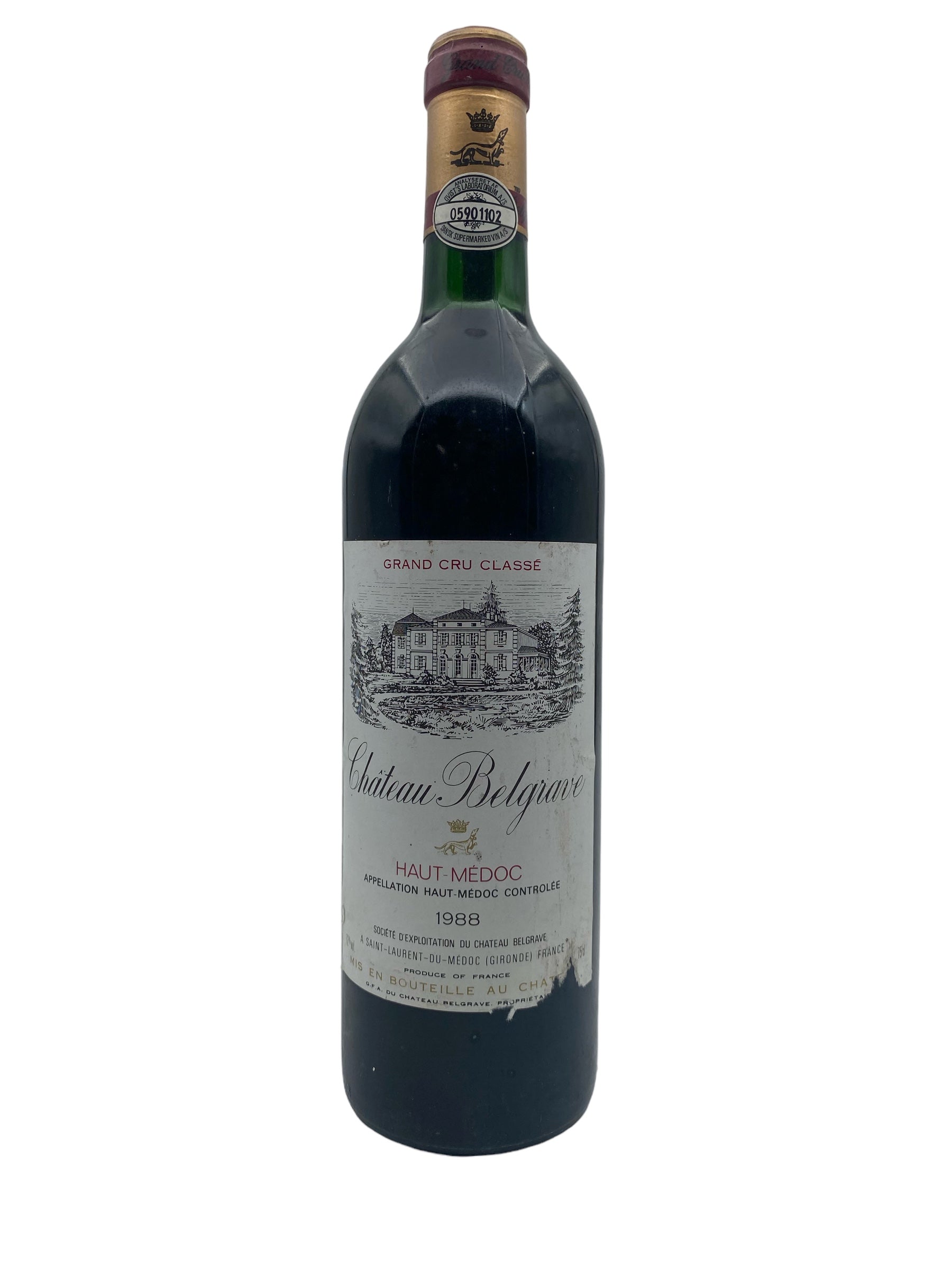 Billede af Bordeaux 1988 Chateau Belgrave Gran Cru Classé