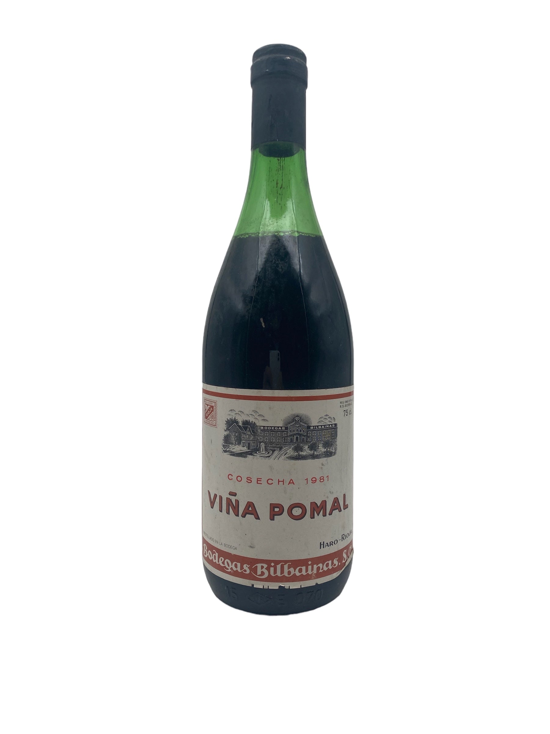 Se Rioja Viña Pomal 1981 hos Bottleswithhistory.dk