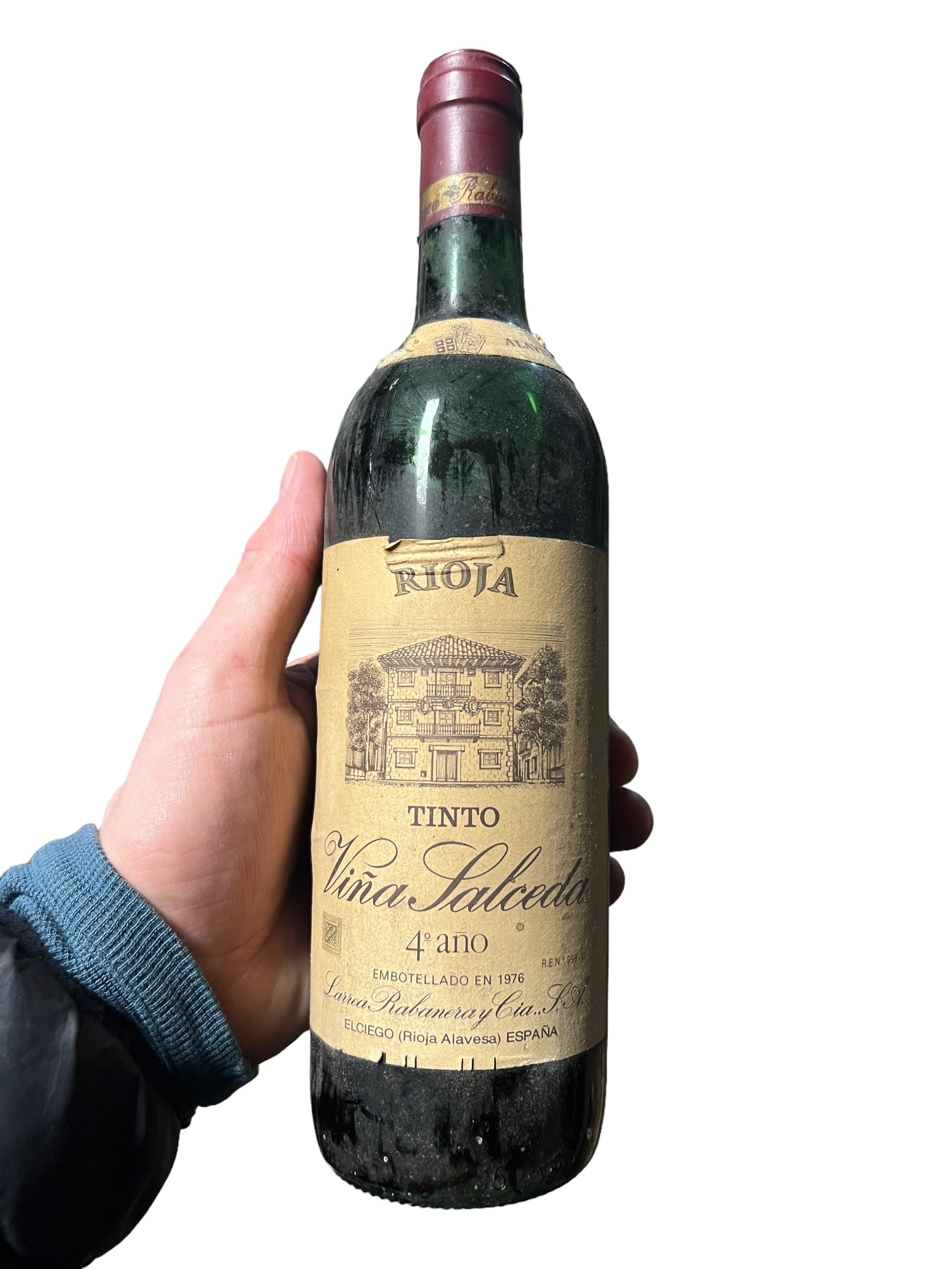 Se Rioja Viña Salceda 1976 4 anos hos Bottleswithhistory.dk