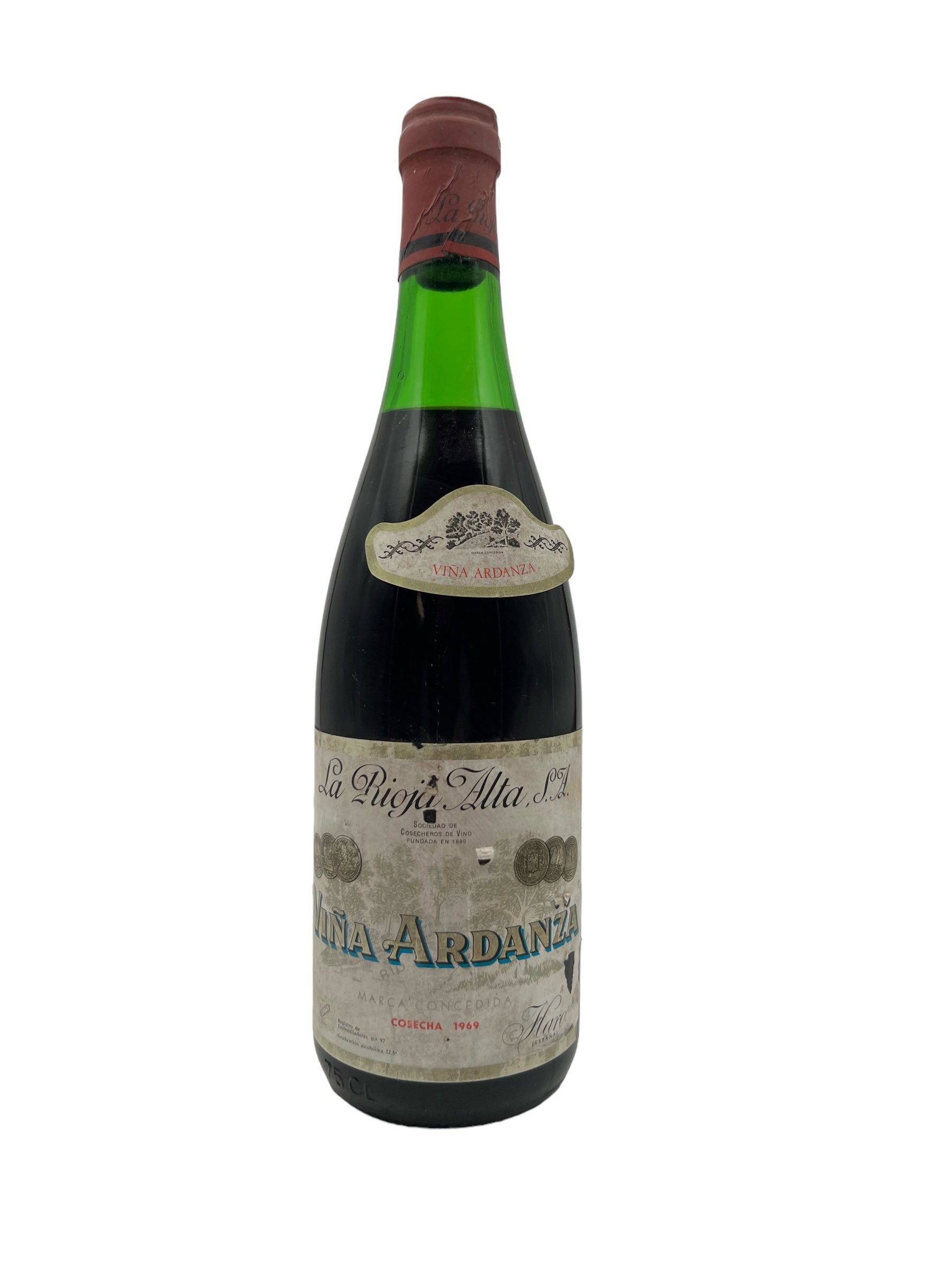 Se Rioja Viña Ardanza 1969 hos Bottleswithhistory.dk