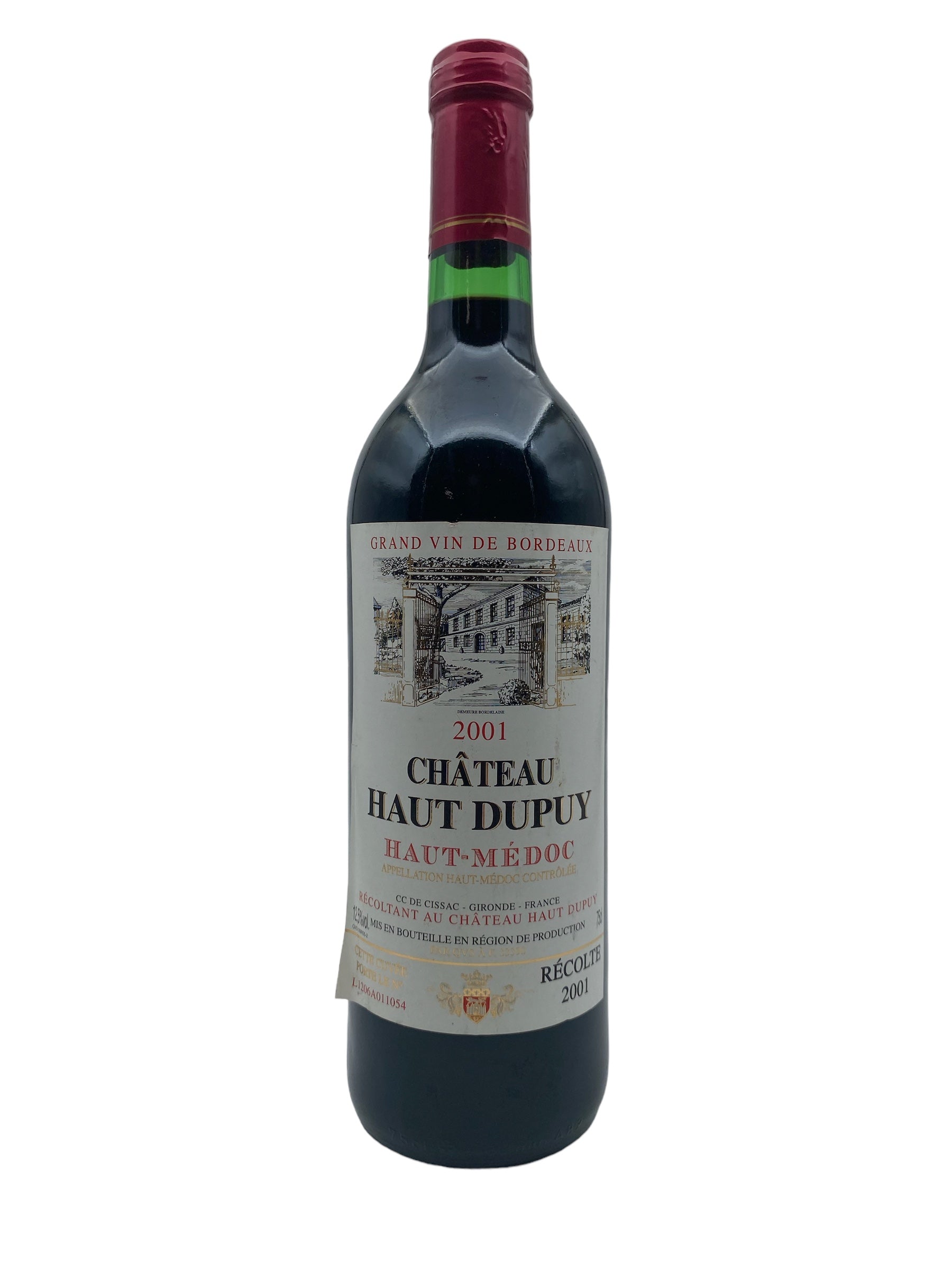 Se Bordeaux Chateau Haut Depuy Haut Médoc 2001 hos Bottleswithhistory.dk