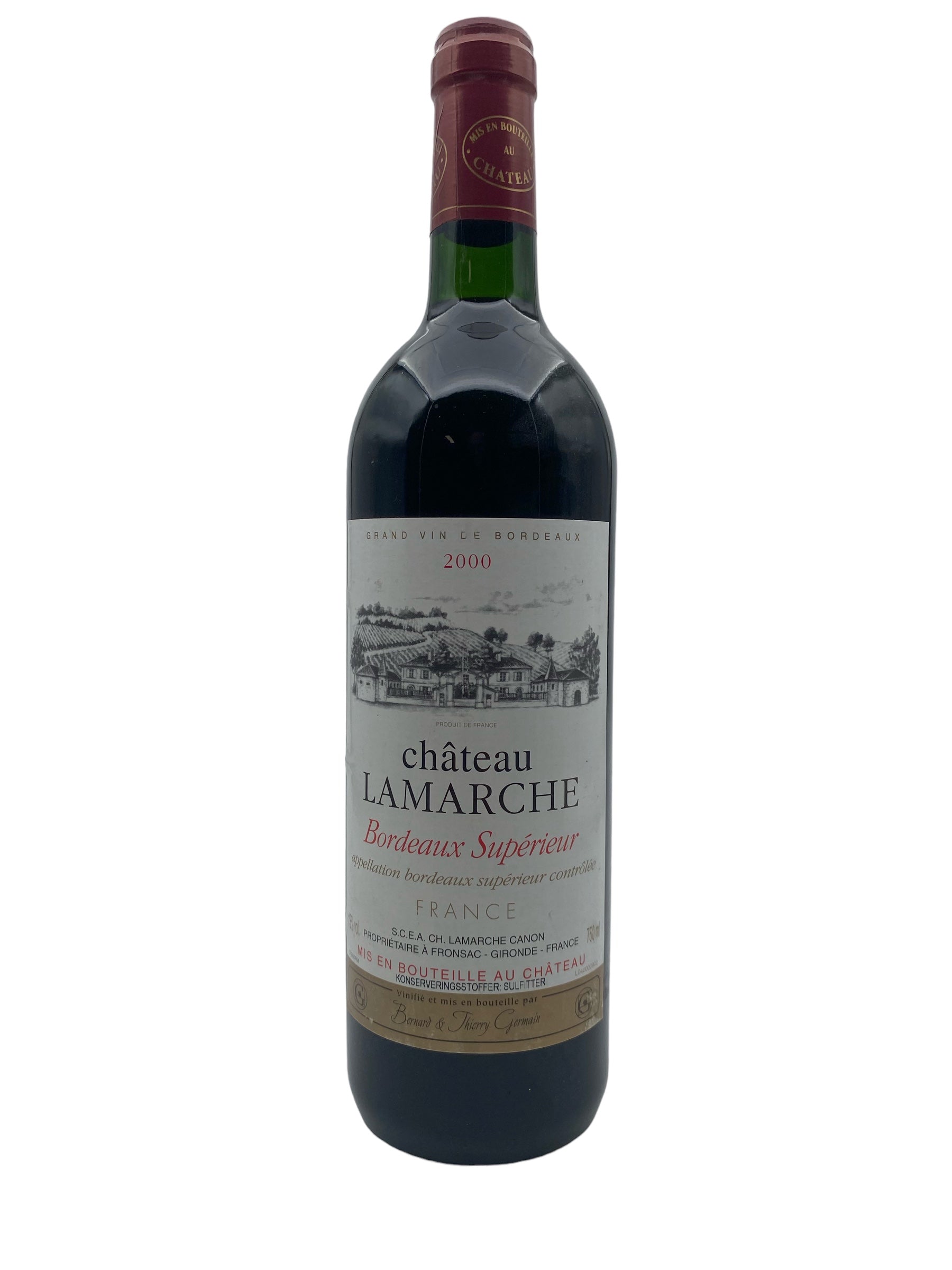 Billede af Bordeaux Chateau Lamarche Superieur 2000