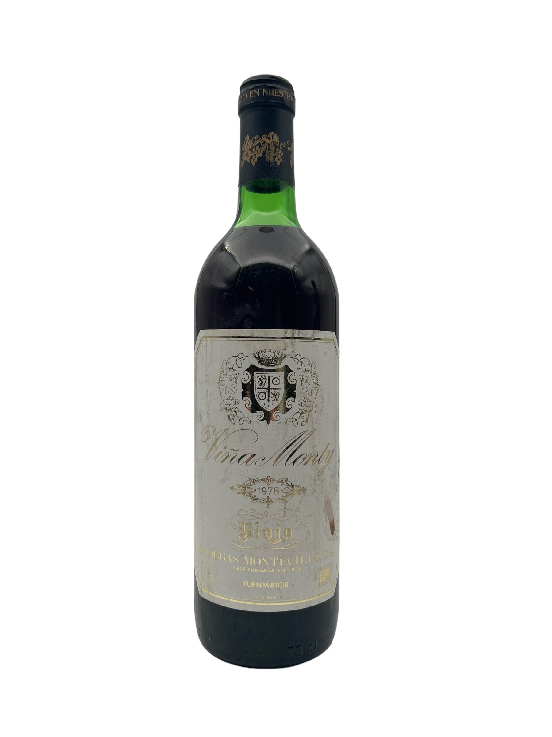 Se Rioja Viña Monty 1978 hos Bottleswithhistory.dk
