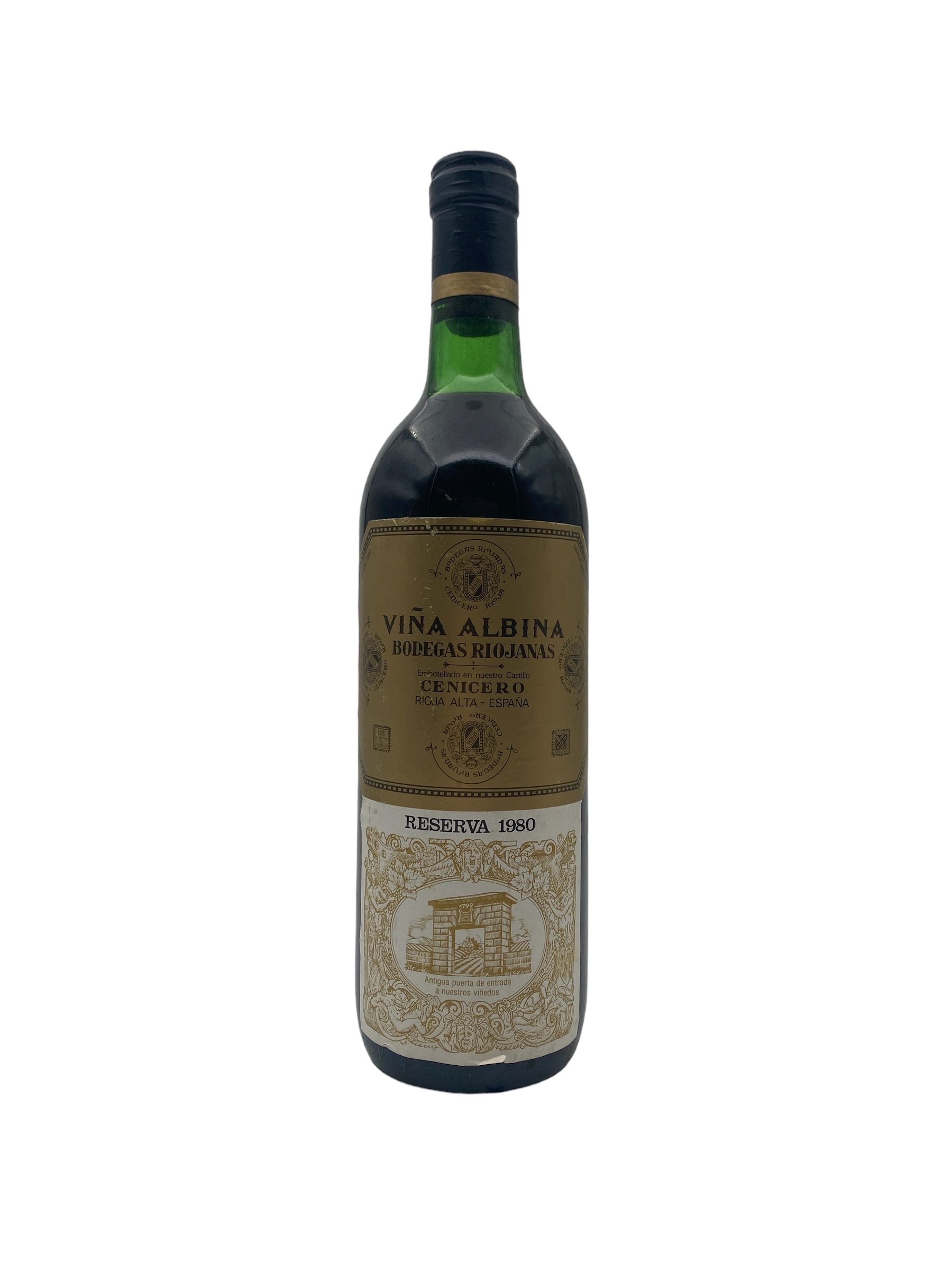 Se Rioja Viña Albina 1980 hos Bottleswithhistory.dk