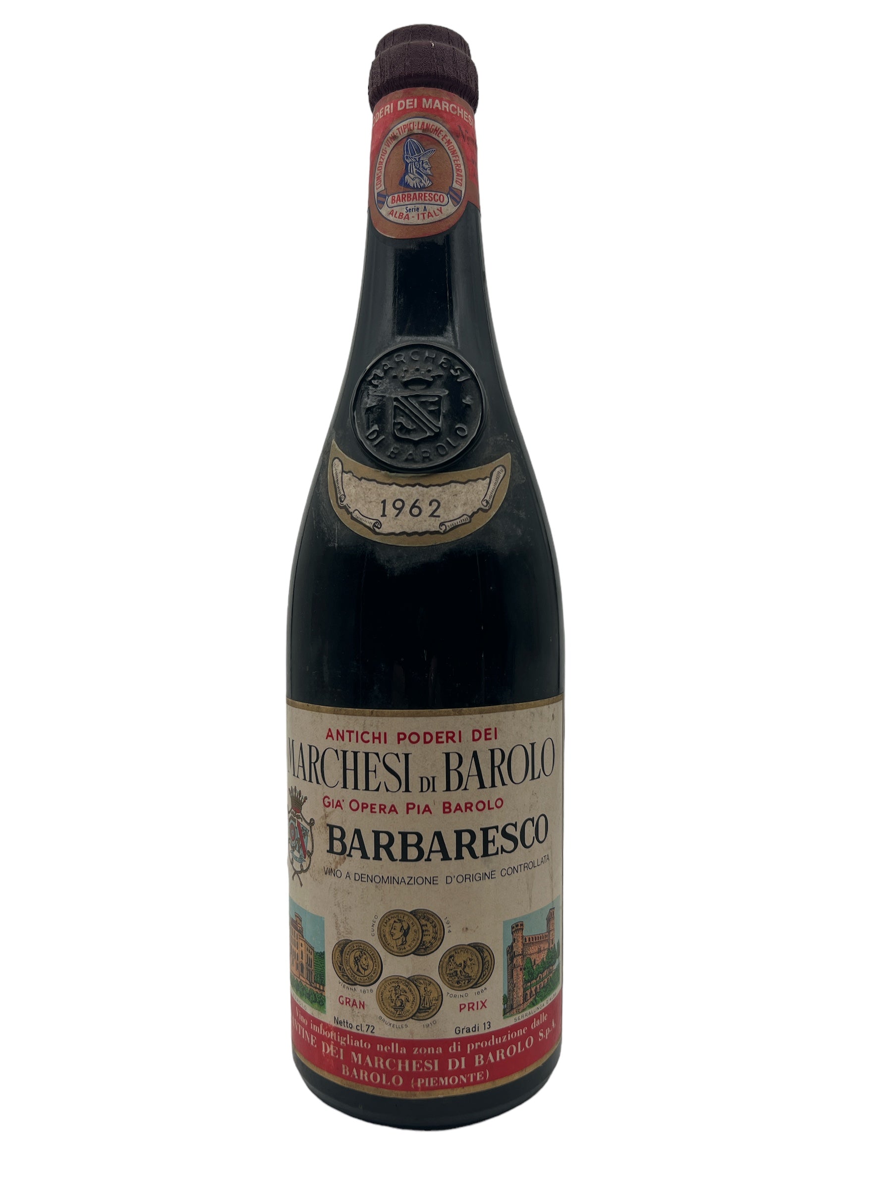Se Barbaresco 1962 MARCHESI DI BAROLO hos Bottleswithhistory.dk
