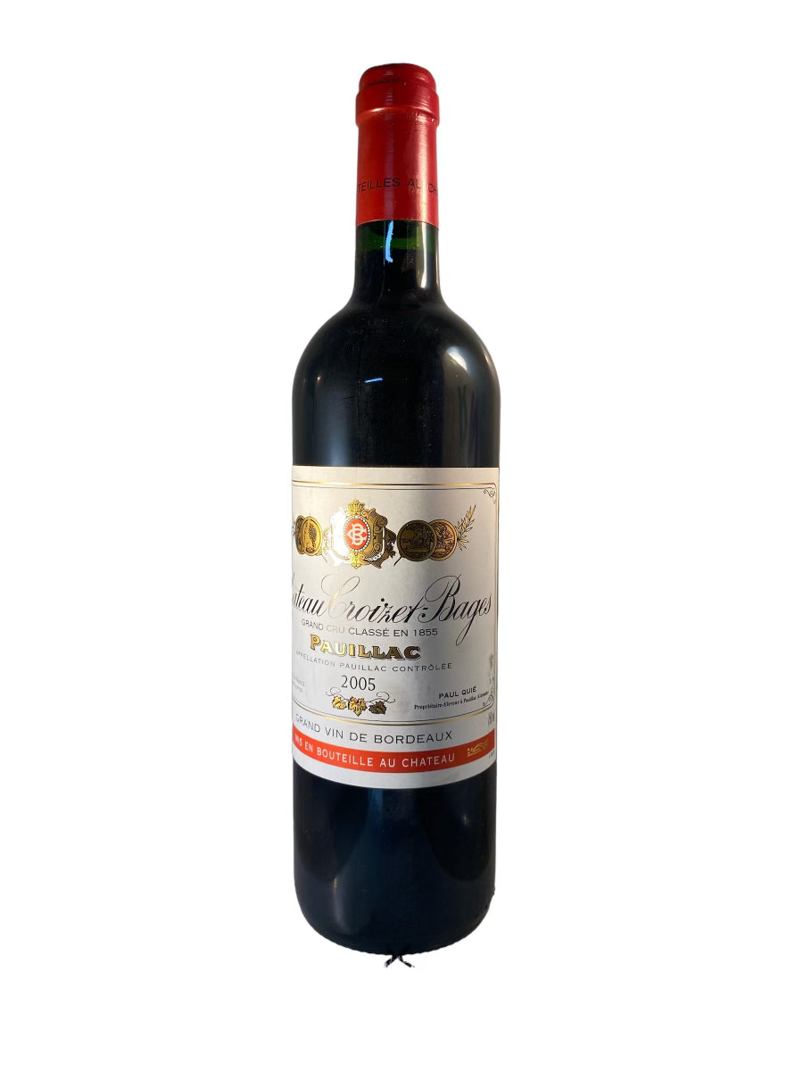 Billede af Bordeaux 2005 Chateau Croizer Bages Pauillac Gran Cru Classé