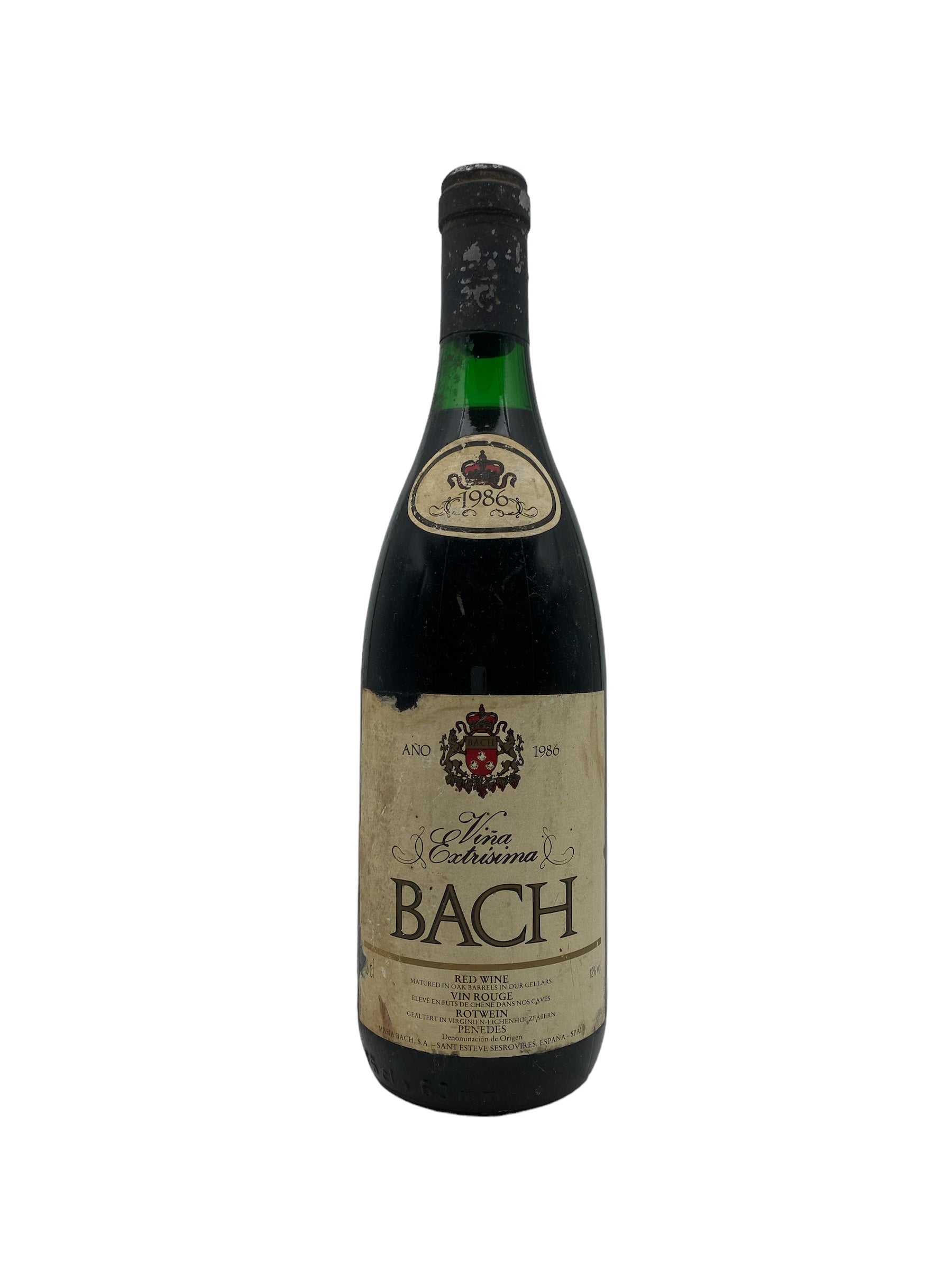 Se Penedés Bach Ex 1986 hos Bottleswithhistory.dk