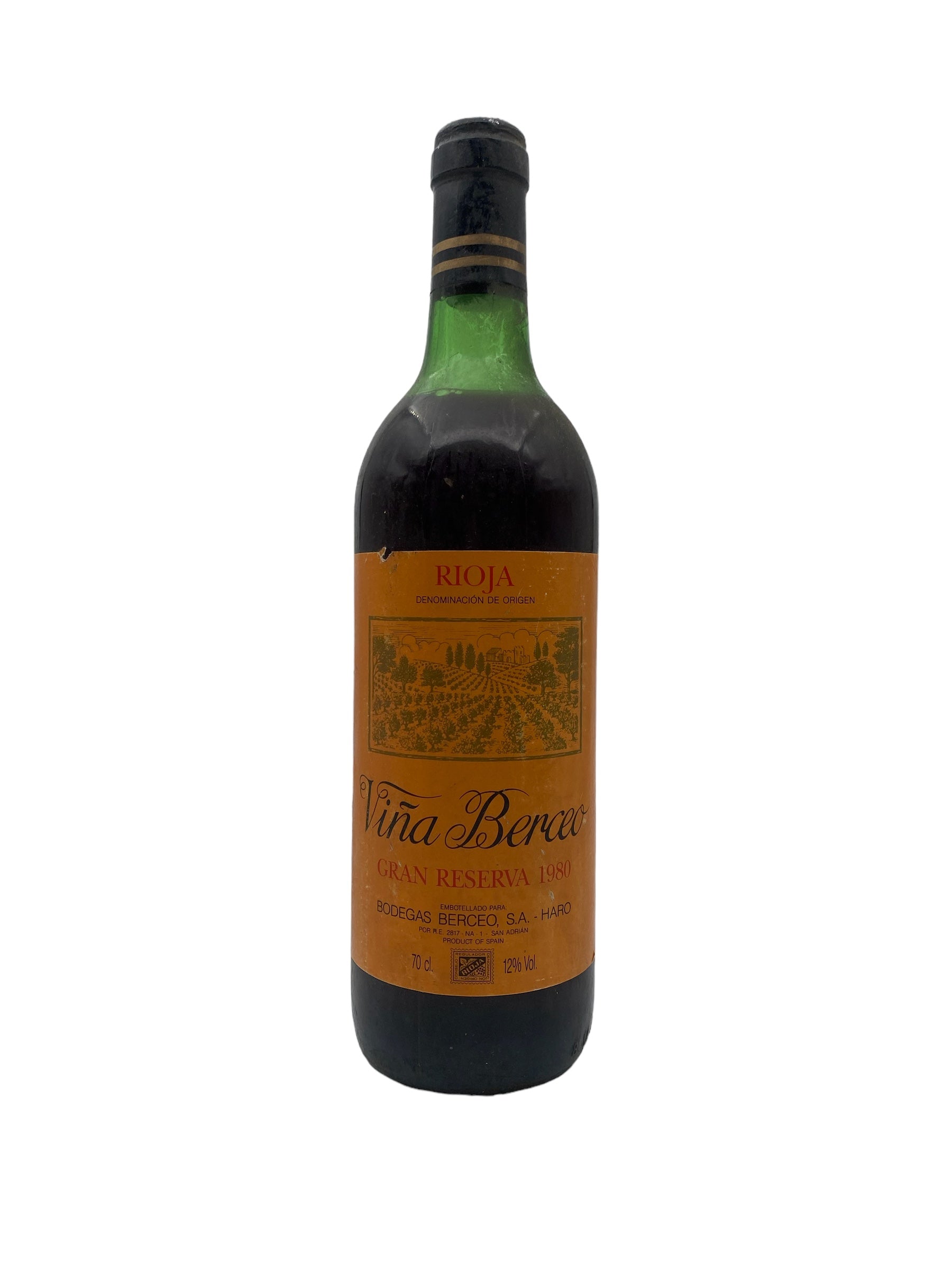 Se Rioja Viña Berceo 1980 Gran Reserva hos Bottleswithhistory.dk