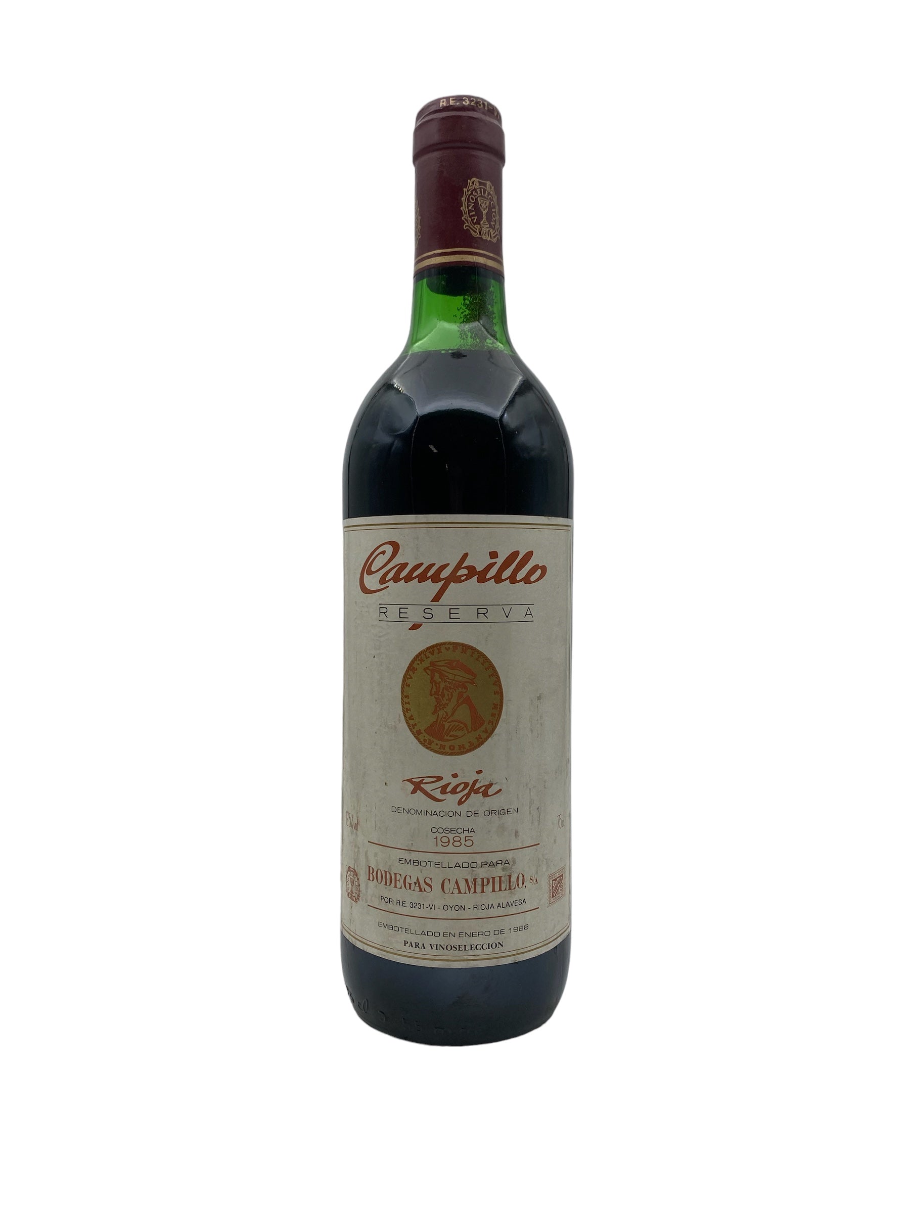 Se Rioja Campillo 1985 hos Bottleswithhistory.dk