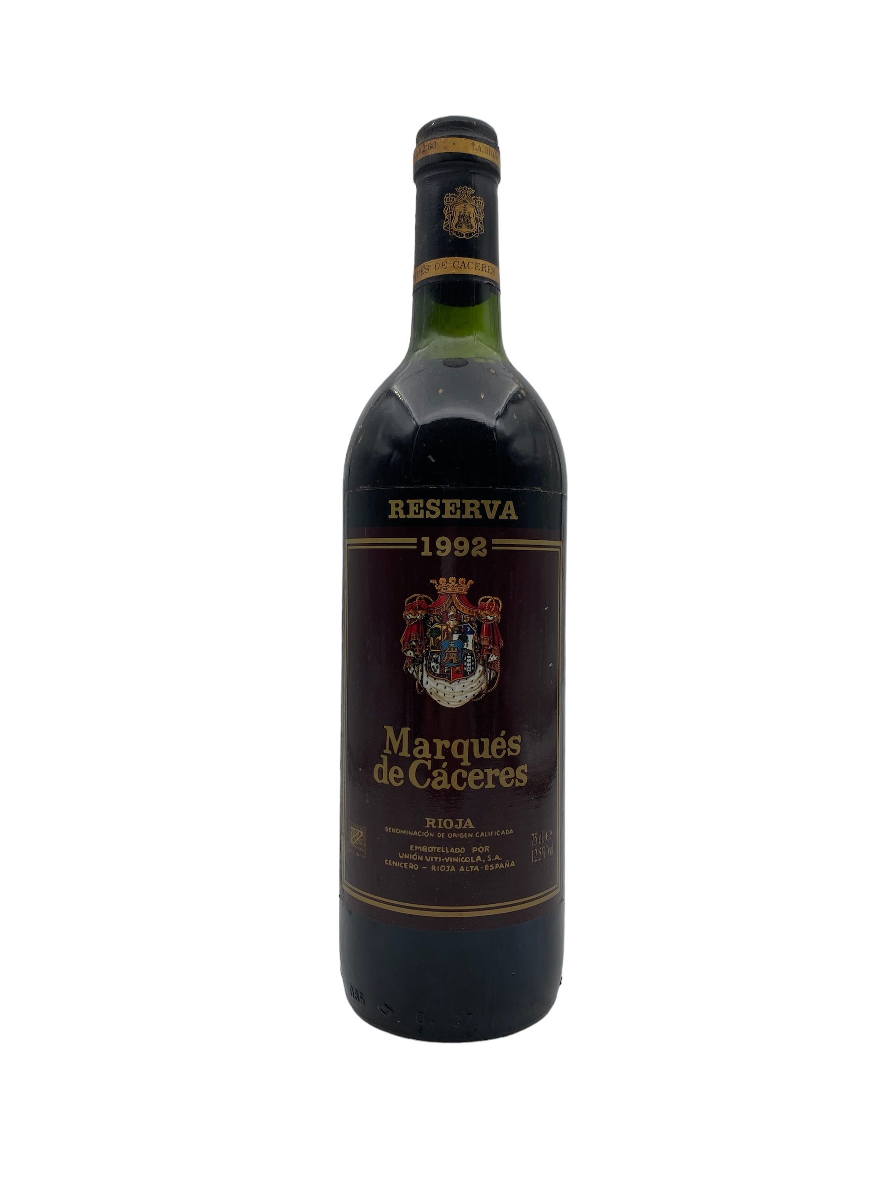 Se Rioja Marqués De Cáceres 1992 Reserva hos Bottleswithhistory.dk