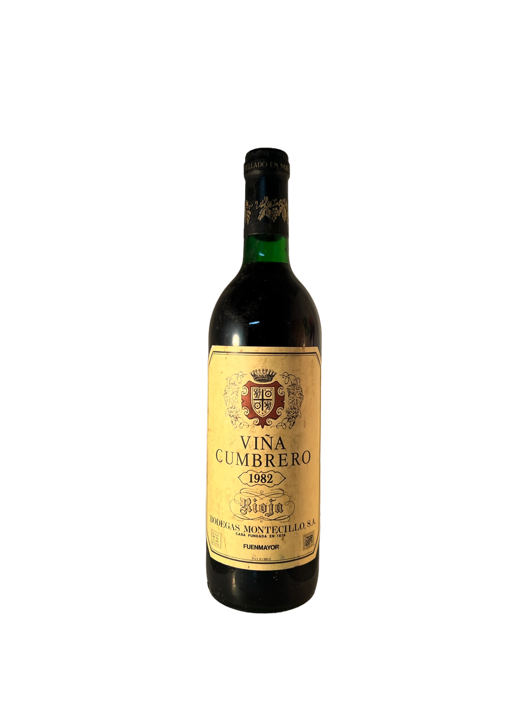 Billede af Rioja 1982 Vina Cumbrero