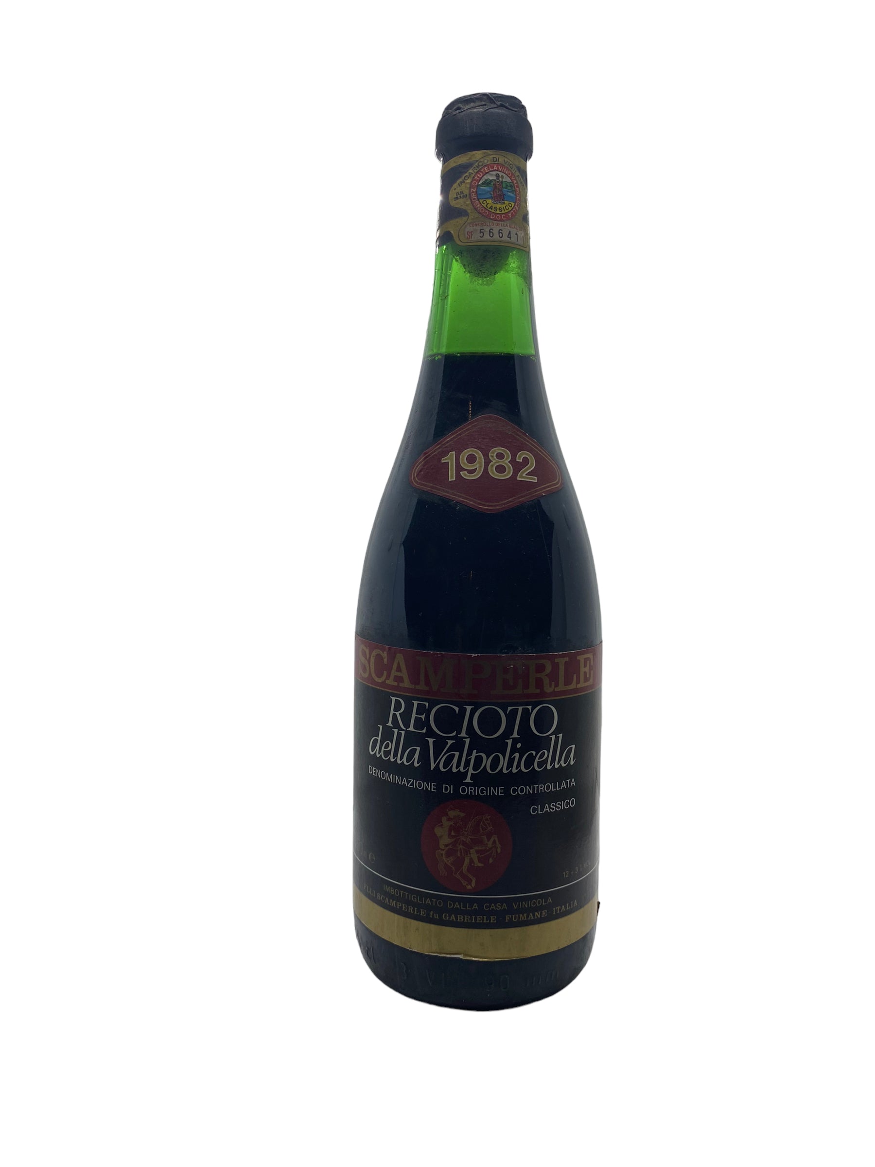 Se Recioto Della Valpolicella Scamperle 1982 hos Bottleswithhistory.dk