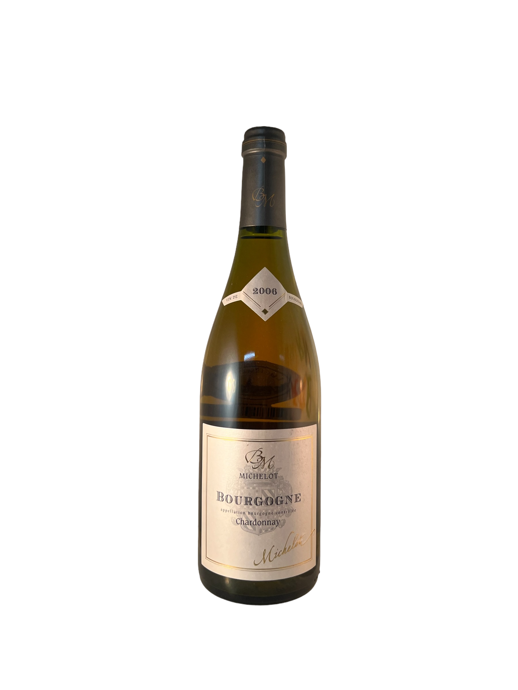 Se Bourgogne 2006 Bourgogne Chardonnay Michelot hos Bottleswithhistory.dk