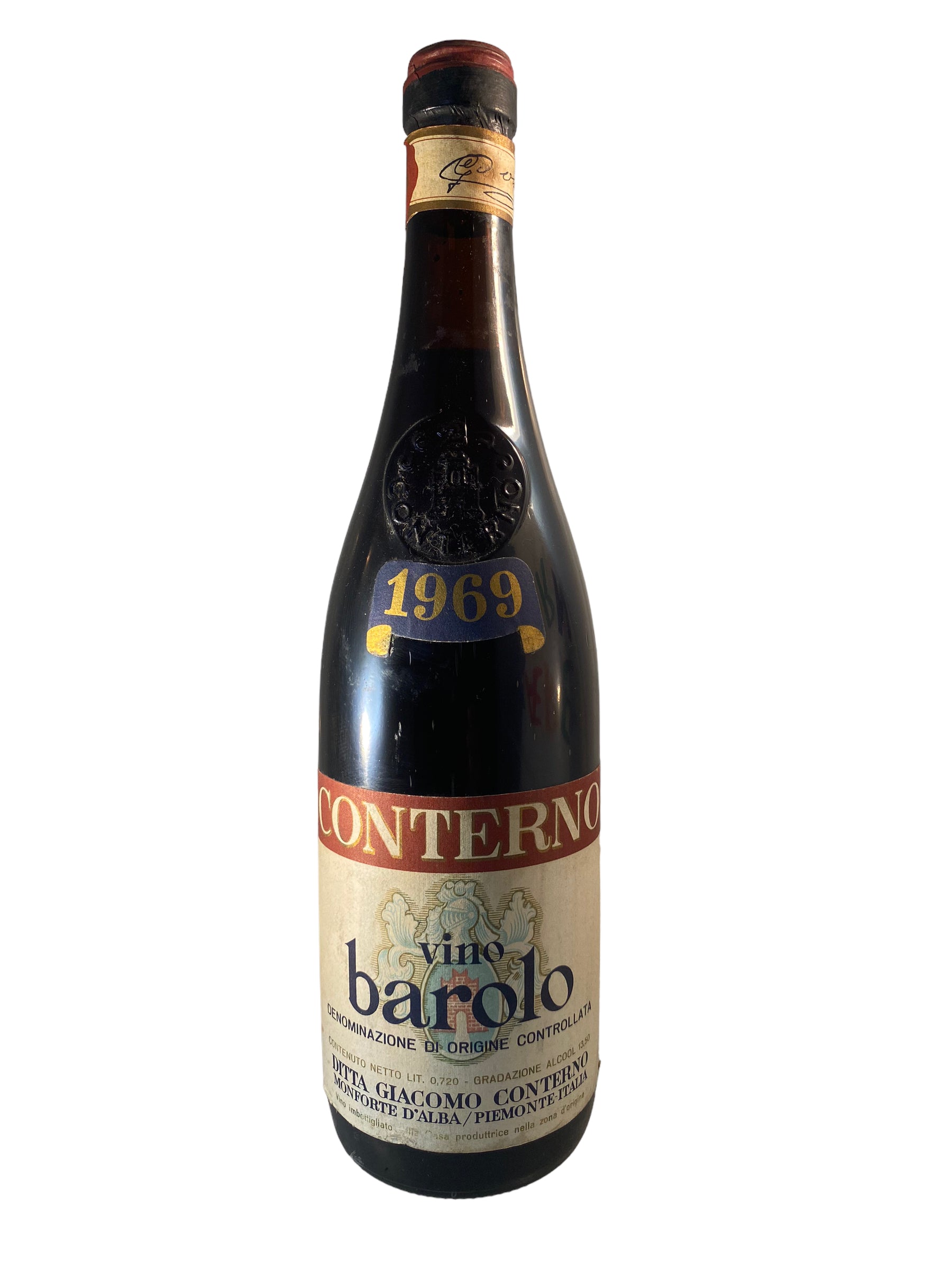 Se Barolo 1969 Conterno Giacomo hos Bottleswithhistory.dk