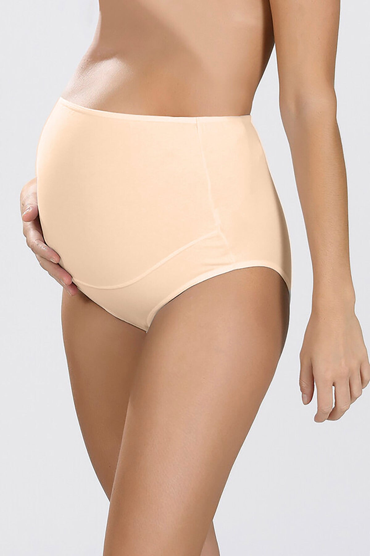 Shopymommy - 2-Pack Cotton Maternity Panties Skin - 540